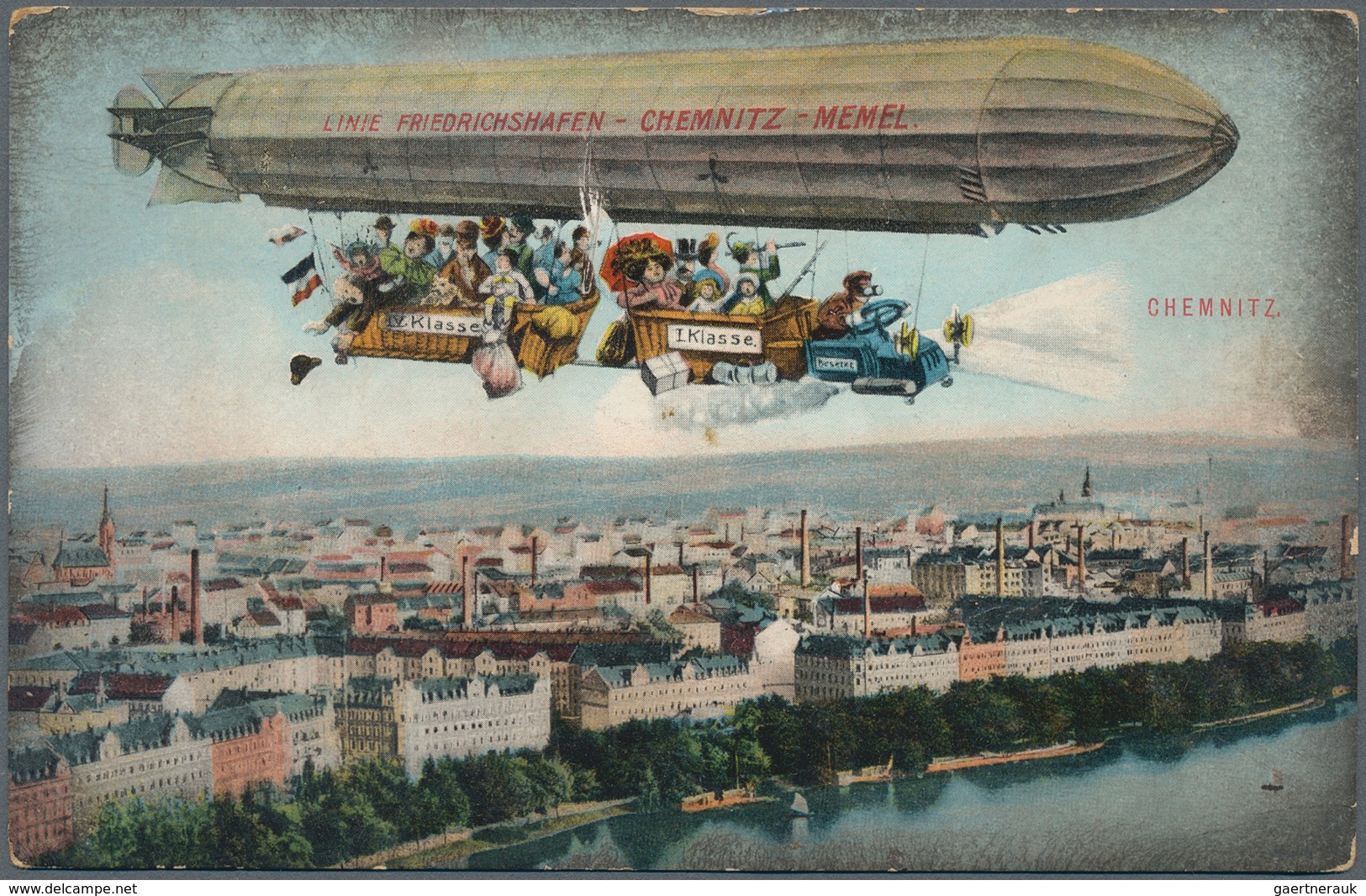 Ansichtskarten: Motive / Thematics: Zeppelin / Flugzeug, Partie Mit über 100 Zumeist Gebrauchten Kar - Other & Unclassified