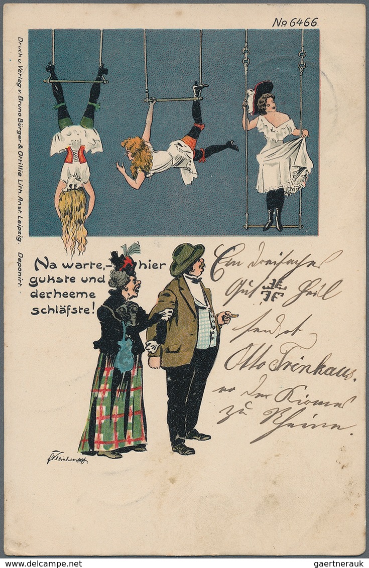 Ansichtskarten: Deutschland: 1890/1920 (ca.), DEUTSCHLAND Und Etwas ALLE WELT, Partie Von Ca. 70 Mei - Sonstige & Ohne Zuordnung