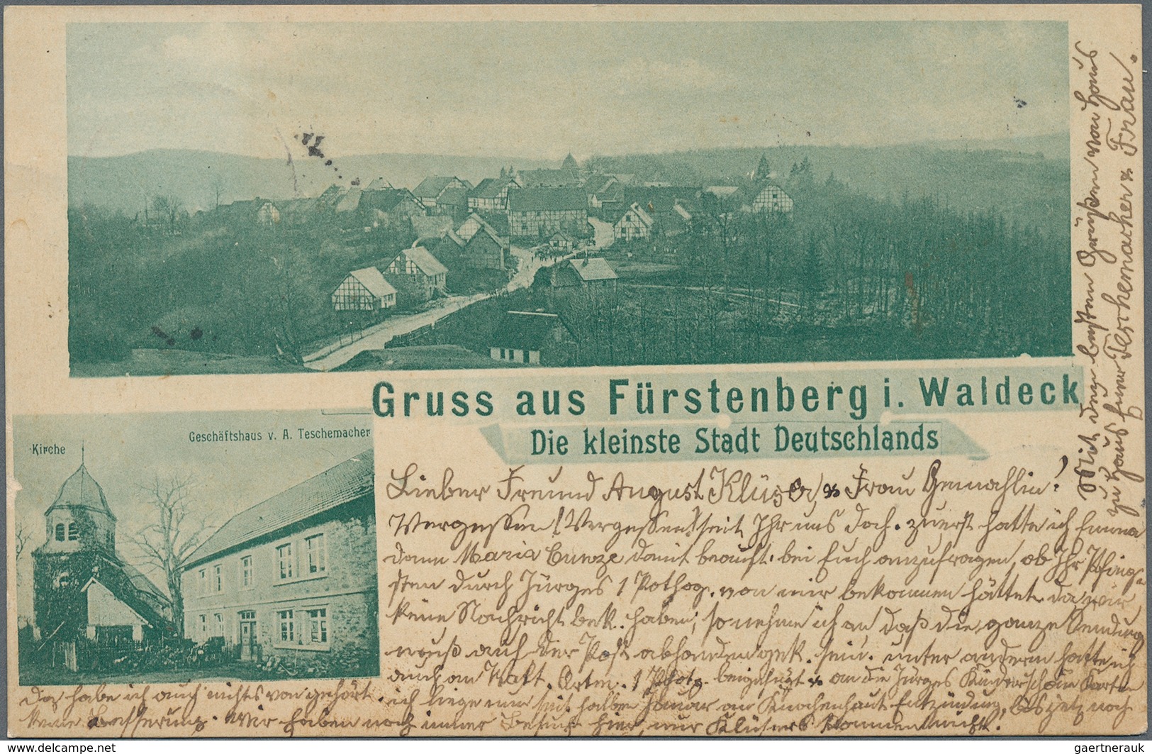 Ansichtskarten: Deutschland: RHEINLAND/HESSEN/NIEDERSACHSEN 1900/1940 (ca.), Partie Von Ca. 74 Topog - Otros & Sin Clasificación