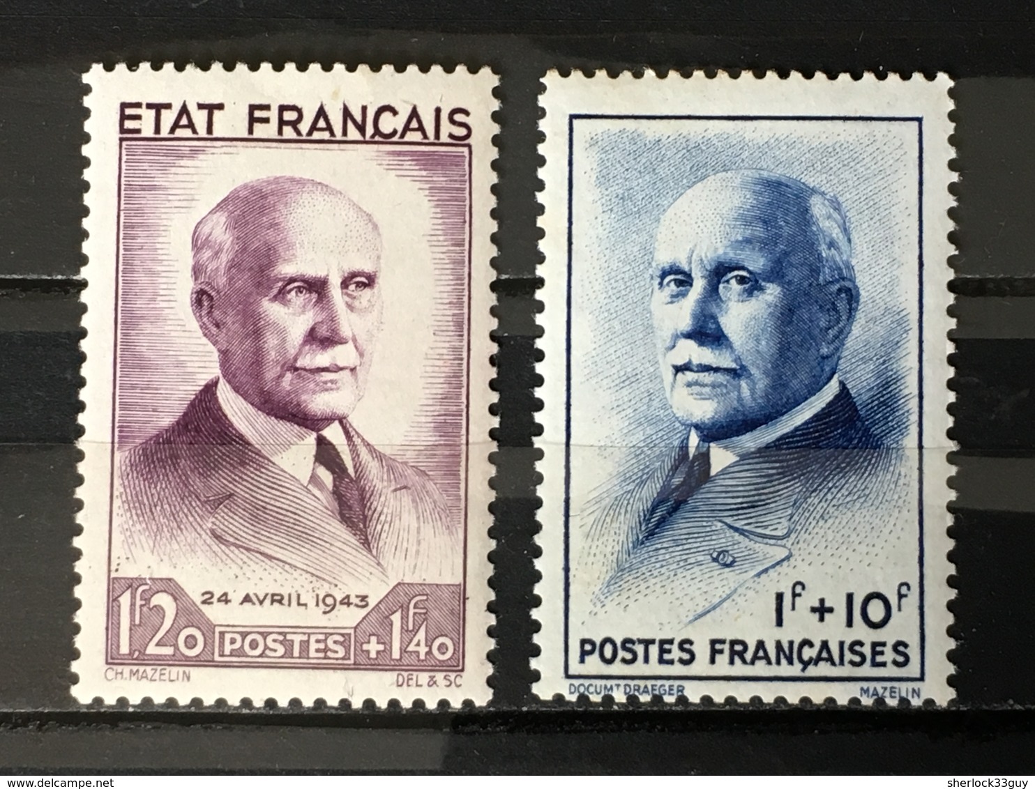 FRANCE  YT 569.576. Neuf * Et **. 1943. - 1941-42 Pétain