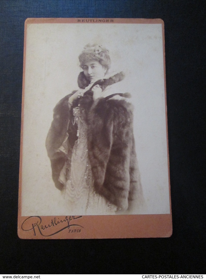 REUTLINGER - Photographie De L'actrice Cécile SOREL [11X16 - Circa 1895] - Anciennes (Av. 1900)