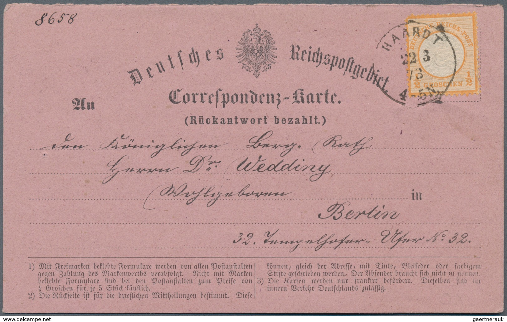 Deutschland: 1778/1977, Partie Mit über 20 Briefen, Postscheine, Karten Und Telegramme Von Bzw. Nach - Colecciones
