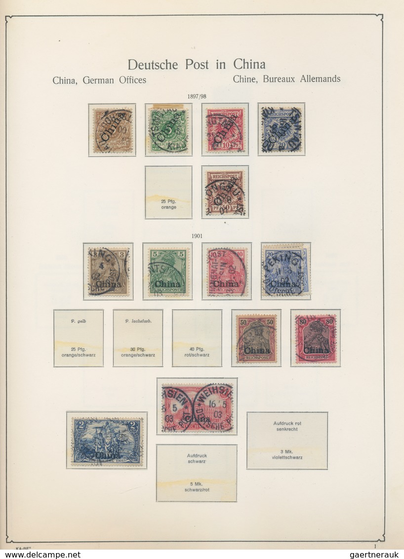 Deutschland: 1850/1932, Interessante Sammlung Altdeutschland, Deutsches Reich Bis 1932 Und Nebengebi - Colecciones