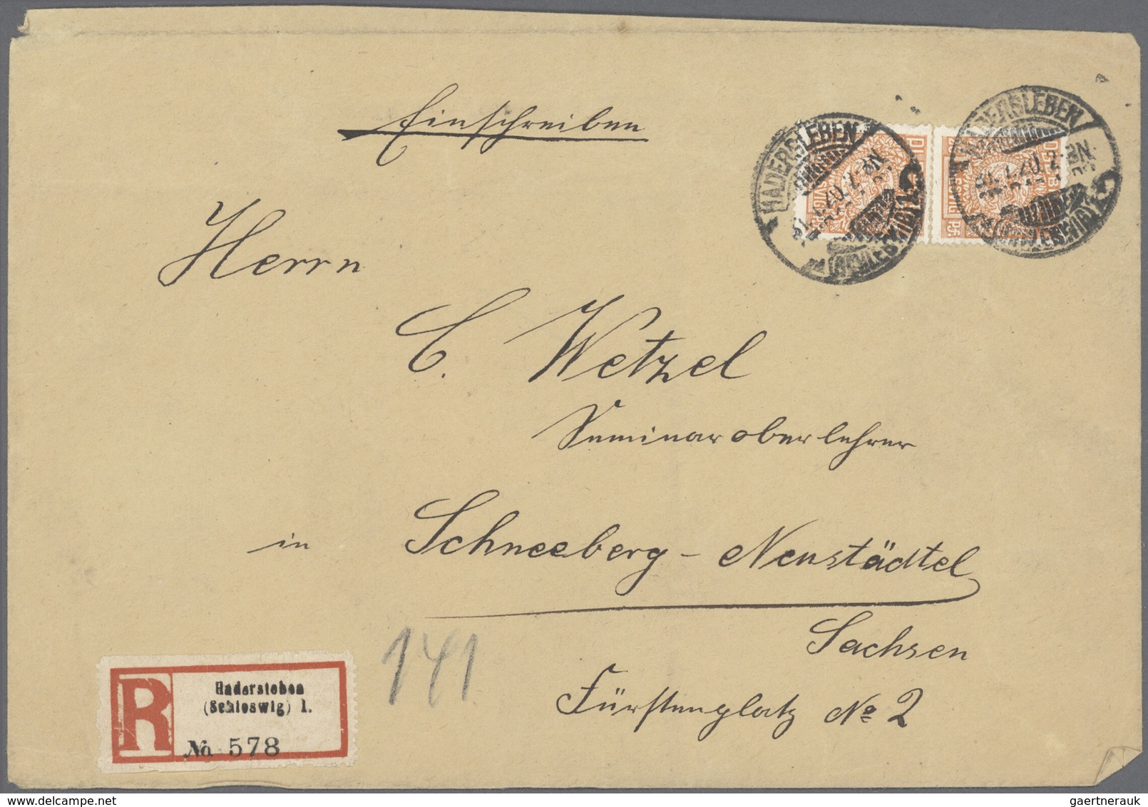 Deutschland: 1860/1945, Einige Hundert Briefe, Karten Und Ganzsachen Ab Altdeutsche Staaten Bis Deut - Collections