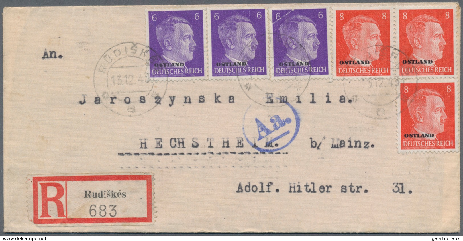 Deutschland: 1860/1970, Brief- Und Kartenbestand Deutschland Mit Geringem Anteil Ausland. Meist Vor - Sammlungen