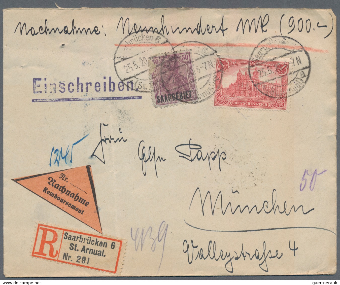 Deutschland: 1860-1950, Partie Mit Geschätzt 400 Briefen Und Belegen Ab Altdeutschland, Zumeist Dt. - Collections