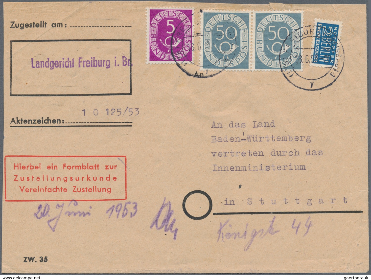 Deutschland: 1870/2010, (ca.), Interessante Zustellungsurkunden Sammlung Mit Hunderten Mehrfach- Und - Collections