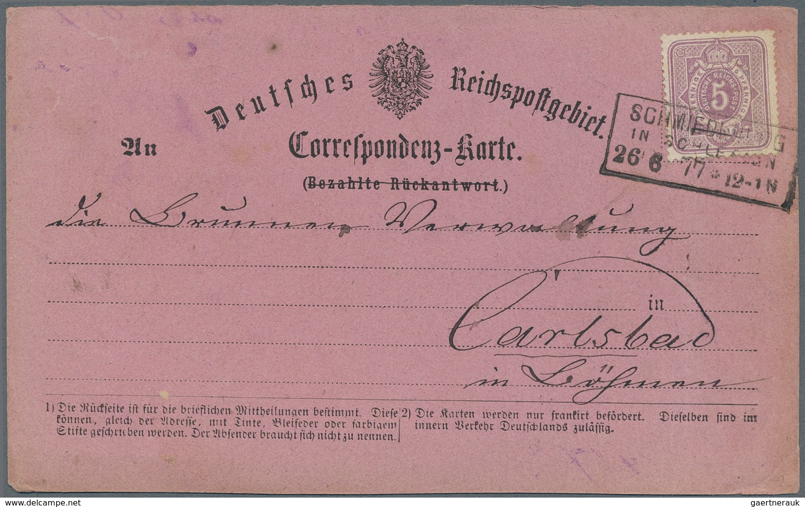 Deutschland: 1890-1960 Ca.: Rund 100 Briefe Und Postkarten Aus Der Zeit Des Deutschen Reiches Sowie - Collections