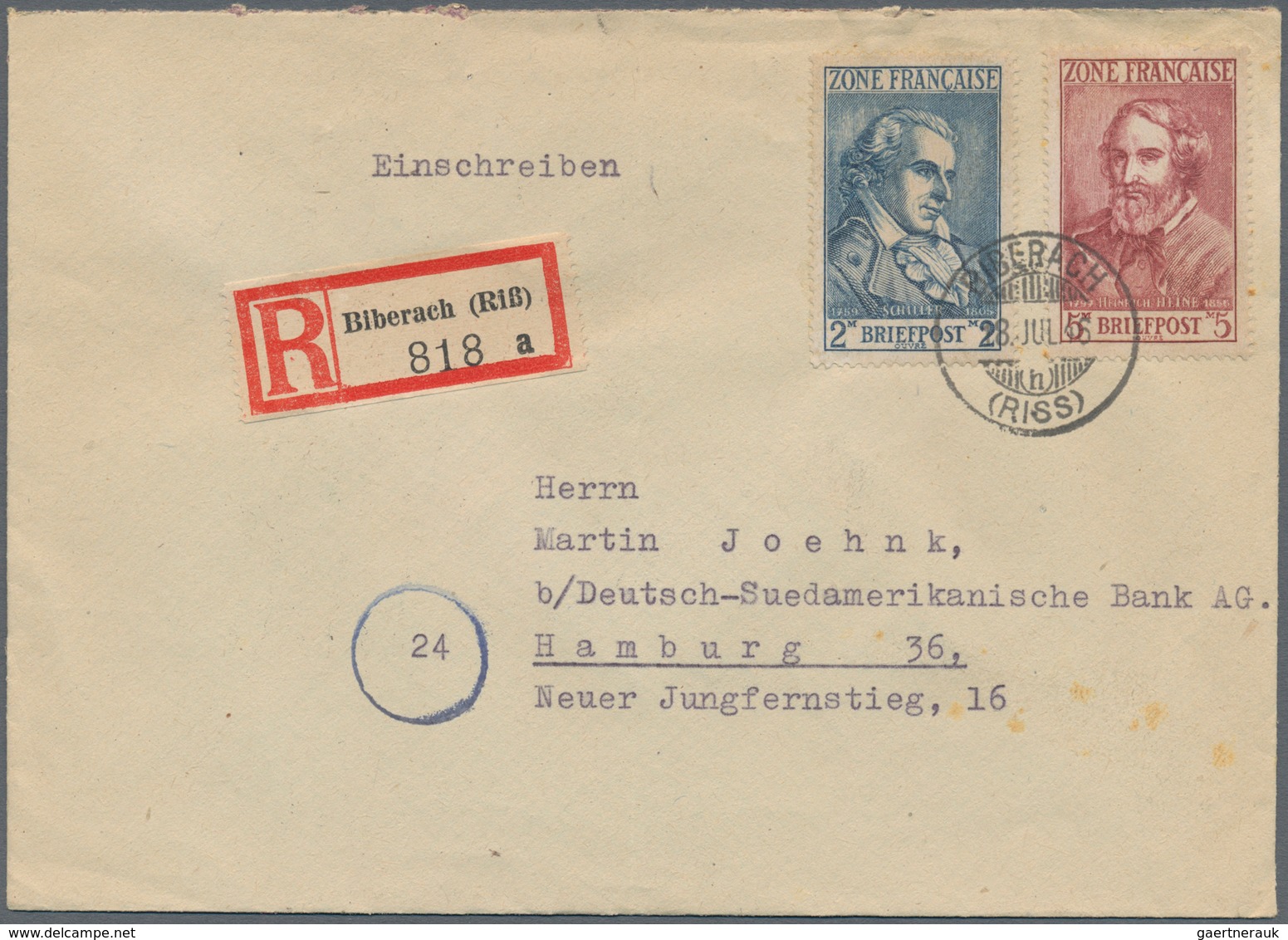 Deutschland: 1898/1952, Meist Deutschland Und Etwas Alle Welt, Partie Von Ca. 40 Briefen Und Karten, - Collections