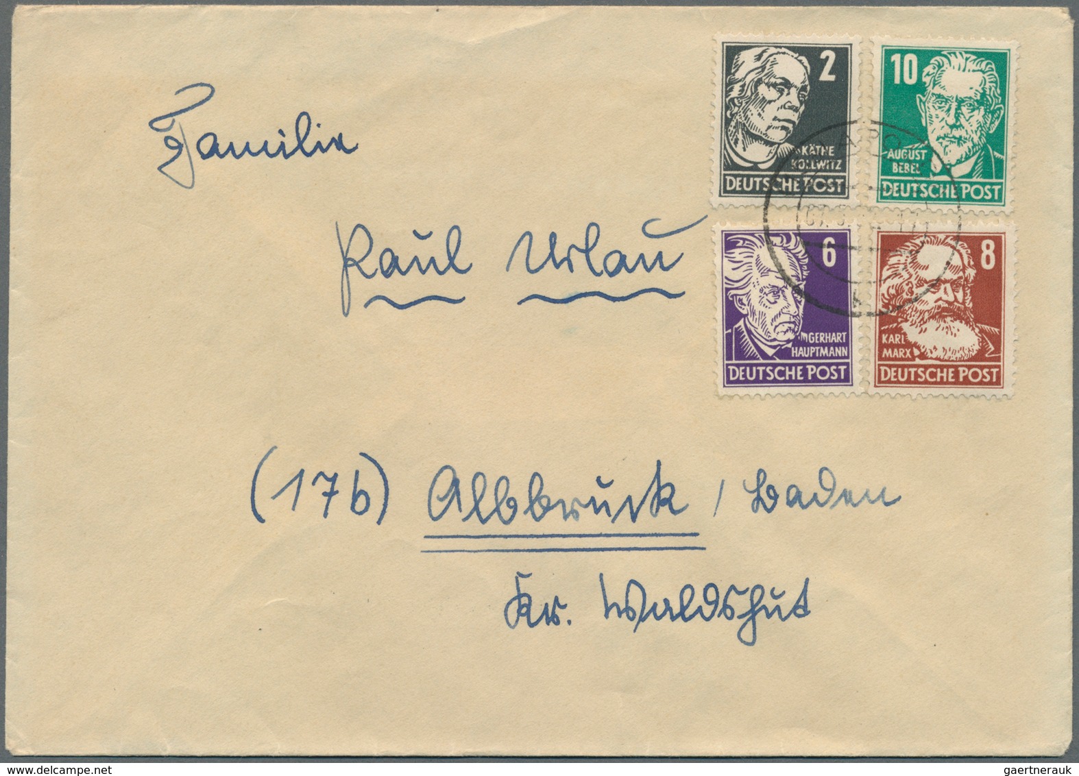 Deutschland: 1941/1973, Vielseitige Partie Von Ca. 290 Briefen Und Karten, Unberührt Aus Sammler-Kor - Sammlungen