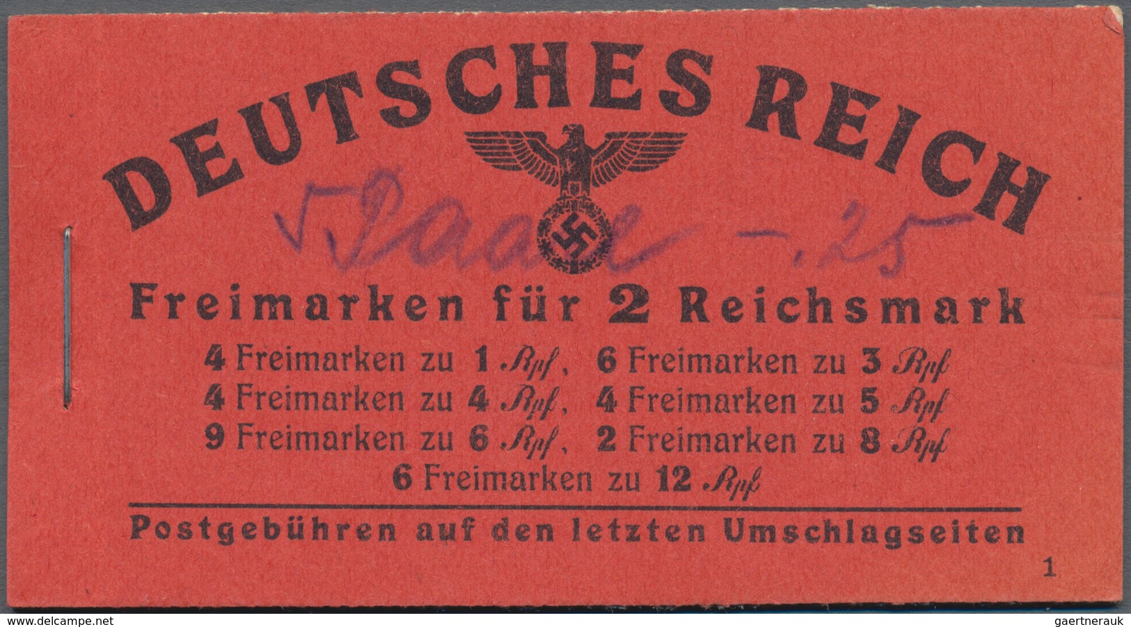 Deutschland: MARKENHEFTCHEN: 1941/1980 Ca., Bestand Von über 120 MH Ab DR Hitler Hin Zu DDR Mit Viel - Sammlungen