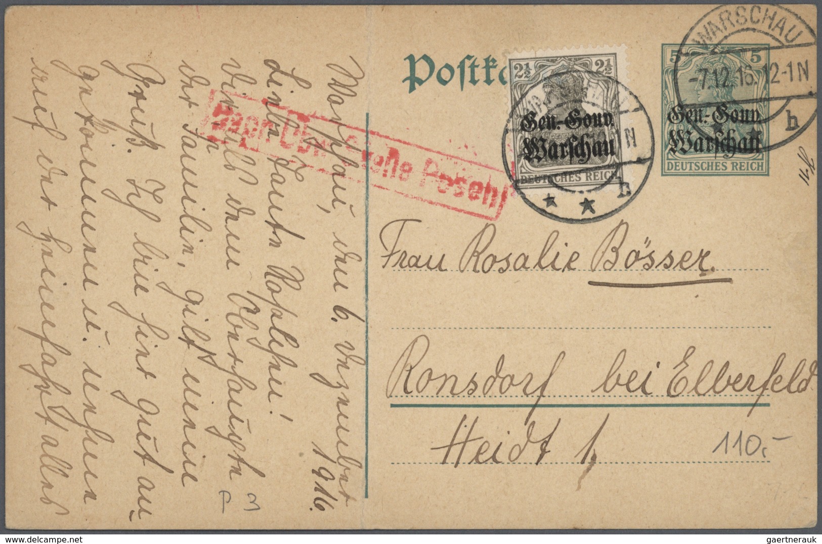 Deutschland - Ganzsachen: 1873/1940 (ca). Sammlung Von Insgesamt 74 Postkarten, Gebraucht Oder Ungeb - Collections