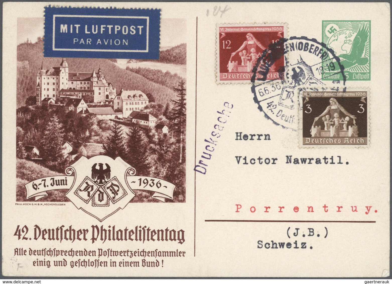 Deutschland - Ganzsachen: 1920/1960, Interessante Sammlung Ab Deutsches Reich Mit Amtlichen Und Priv - Sammlungen