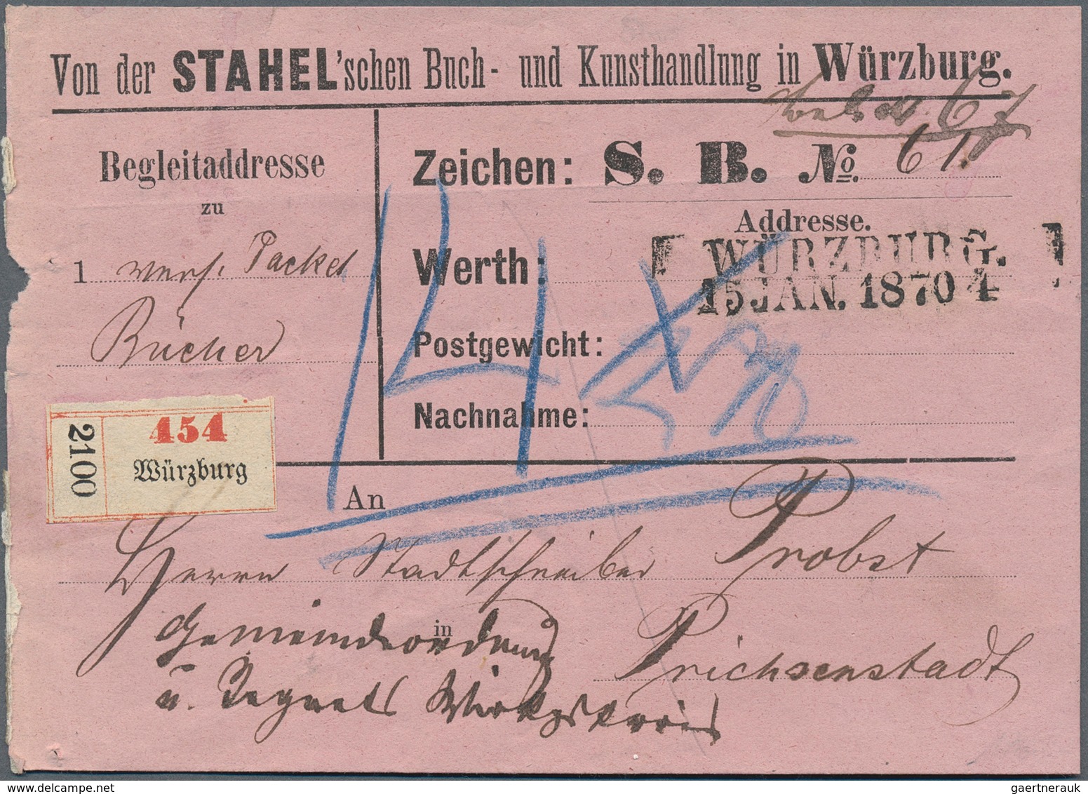 Heimat: Bayern: Unterfranken, 188 Bessere Belege Der Bayernzeit Mit Vorphilatelie, Kreuzerbelegen, B - Sonstige & Ohne Zuordnung