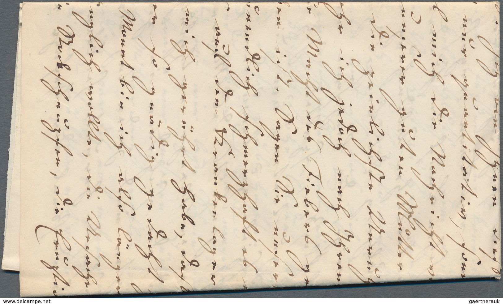 Heimat: Sachsen: 1831/1858, MILTITZ (KLIPPHAUSEN): 10 Markenlose Briefe Mit Inhalt An Gräfin Amelie - Other & Unclassified