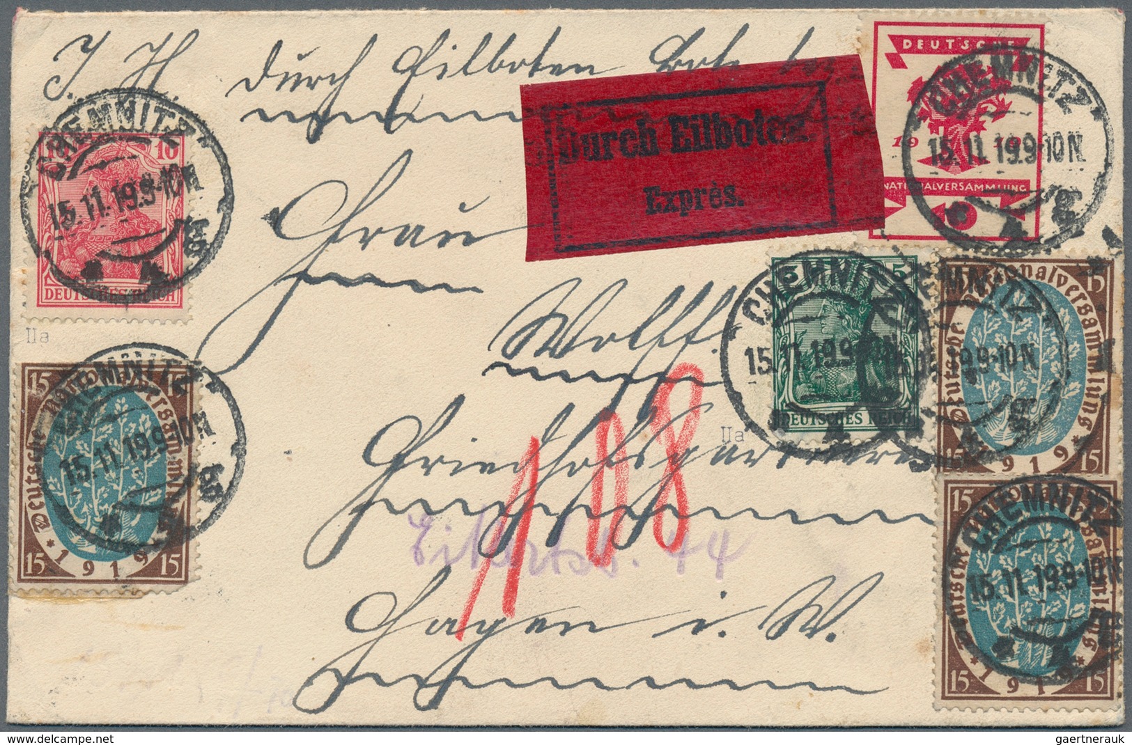 Altdeutschland - Vorphila: 1700/1910 (ca.), Posten Von Ca. 60-70 Briefbögen/Dokumenten. - Prephilately