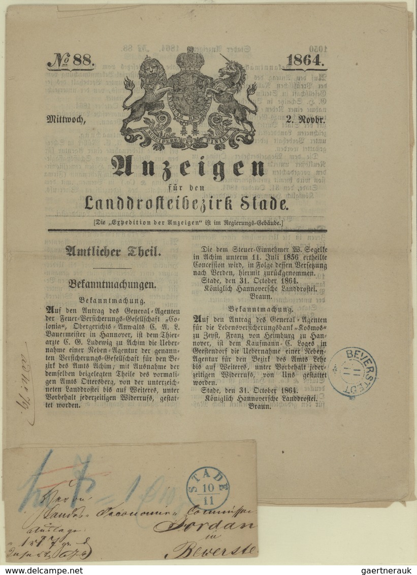 Altdeutschland - Vorphila: 1700/1910 (ca.), Posten von ca. 60-70 Briefbögen/Dokumenten.