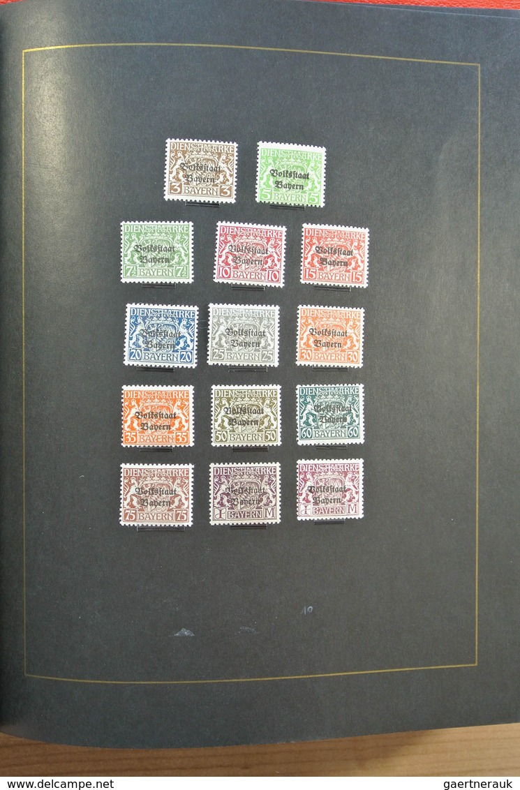 Altdeutschland: Well filled, mint hinged and used collection old German States including many covers