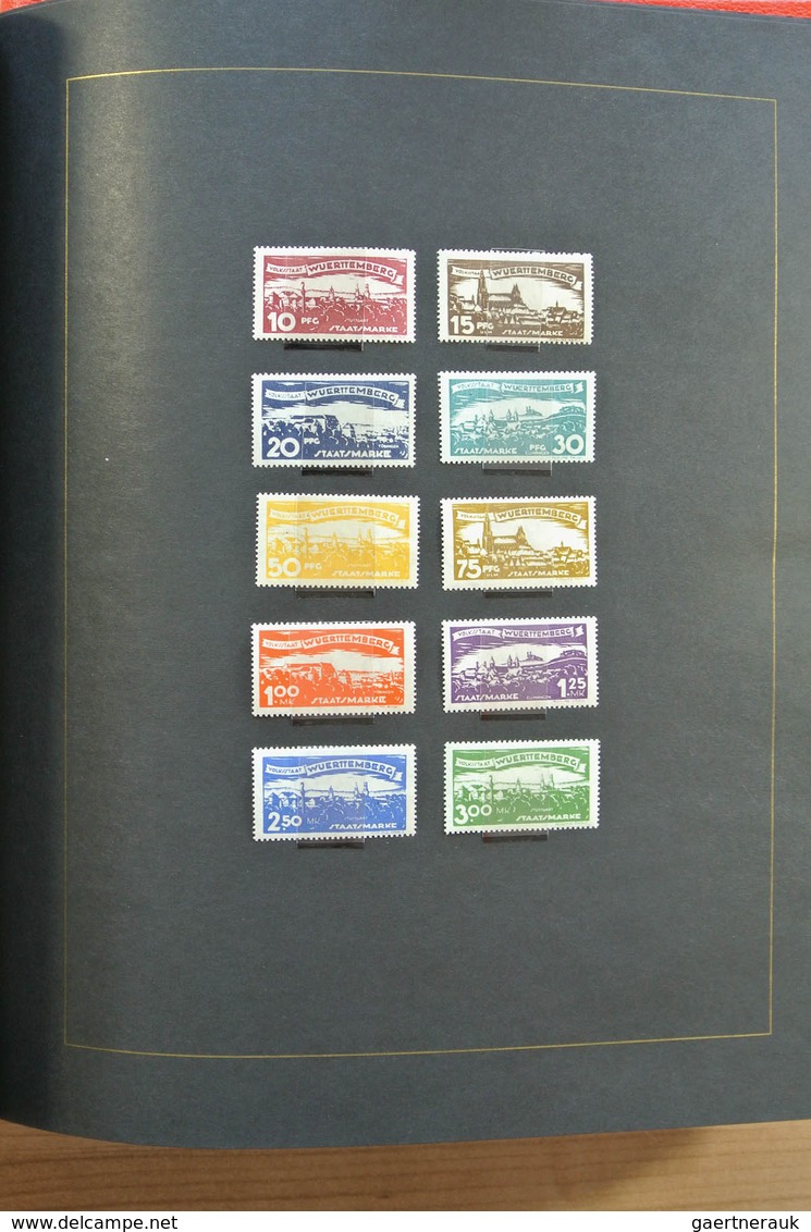 Altdeutschland: Well filled, mint hinged and used collection old German States including many covers