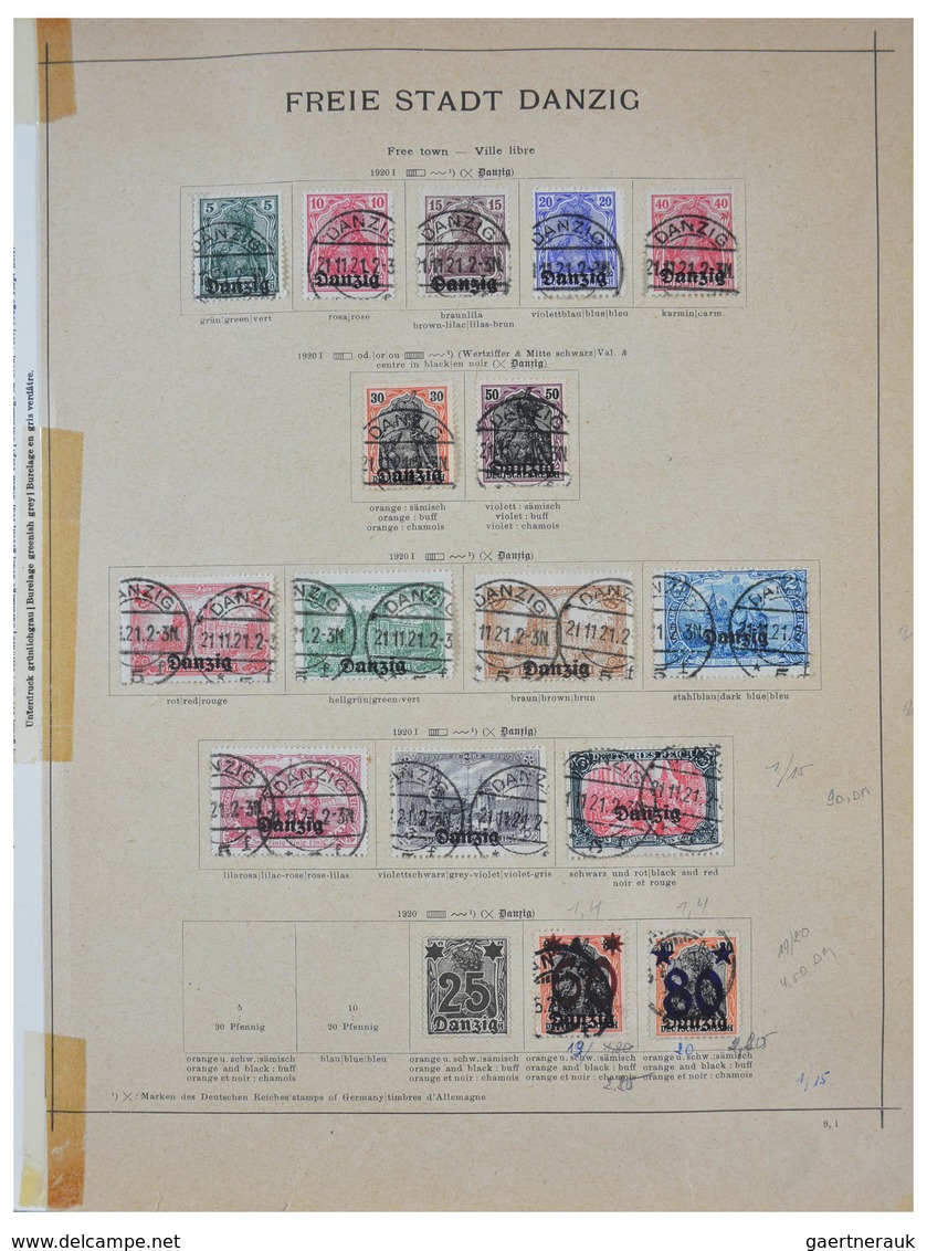 Altdeutschland Und Deutsches Reich: 1920-1945: Nicely Filled, MNH, Mint Hinged And Used Collection G - Collections