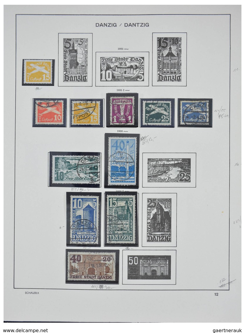 Altdeutschland Und Deutsches Reich: 1920-1945: Nicely Filled, MNH, Mint Hinged And Used Collection G - Collections