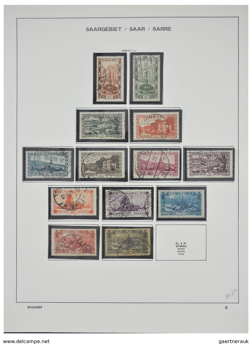 Altdeutschland und Deutsches Reich: 1920-1945: Nicely filled, MNH, mint hinged and used collection G