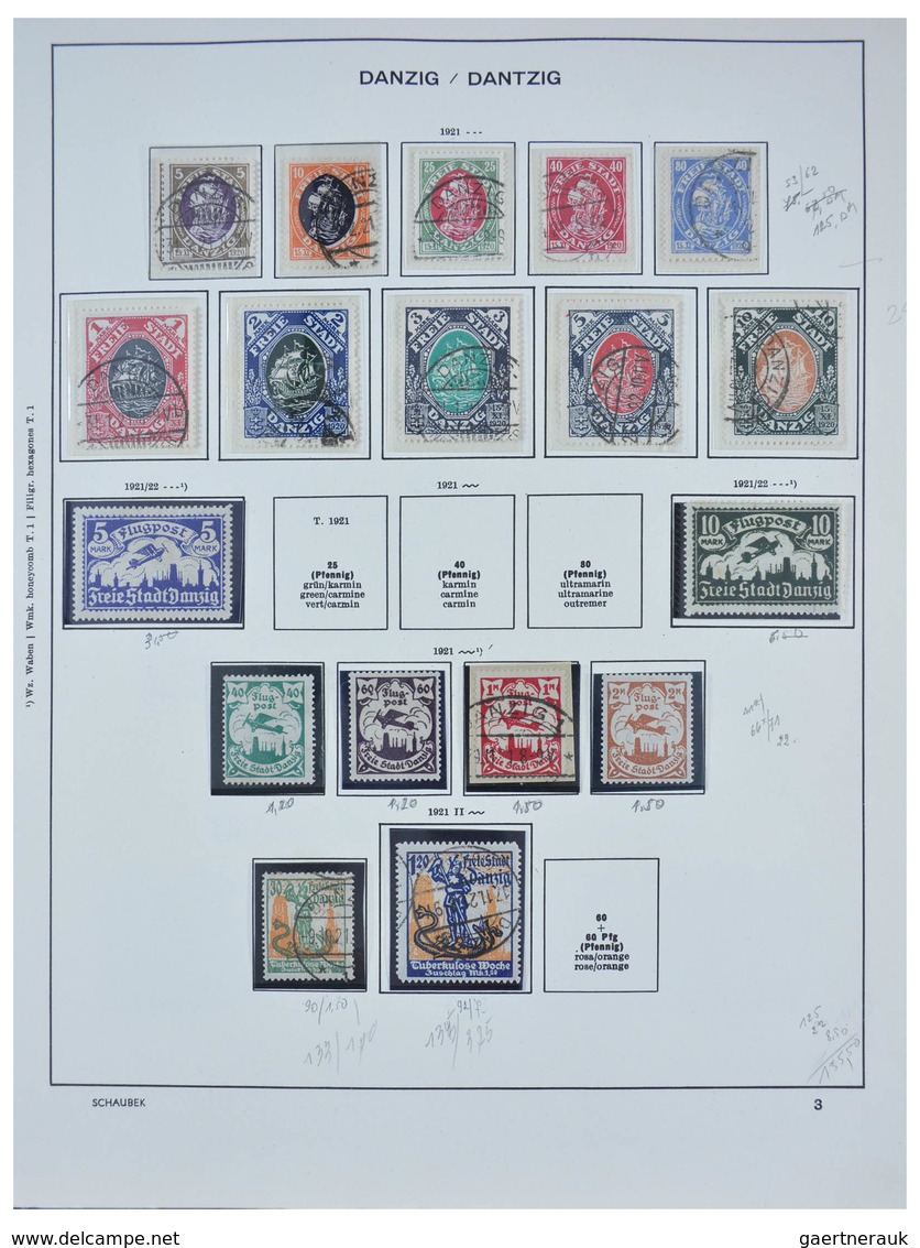 Altdeutschland und Deutsches Reich: 1920-1945: Nicely filled, MNH, mint hinged and used collection G