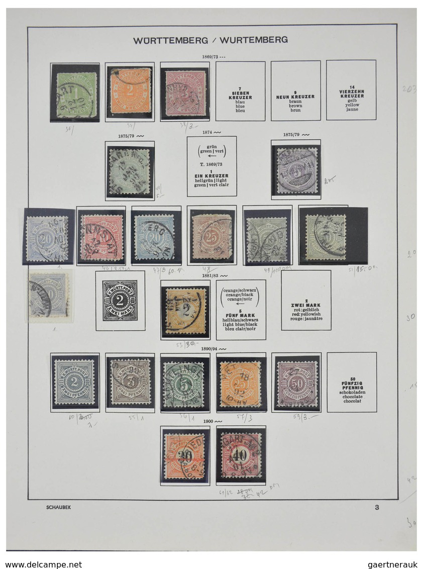 Altdeutschland und Deutsches Reich: 1920-1945: Nicely filled, MNH, mint hinged and used collection G