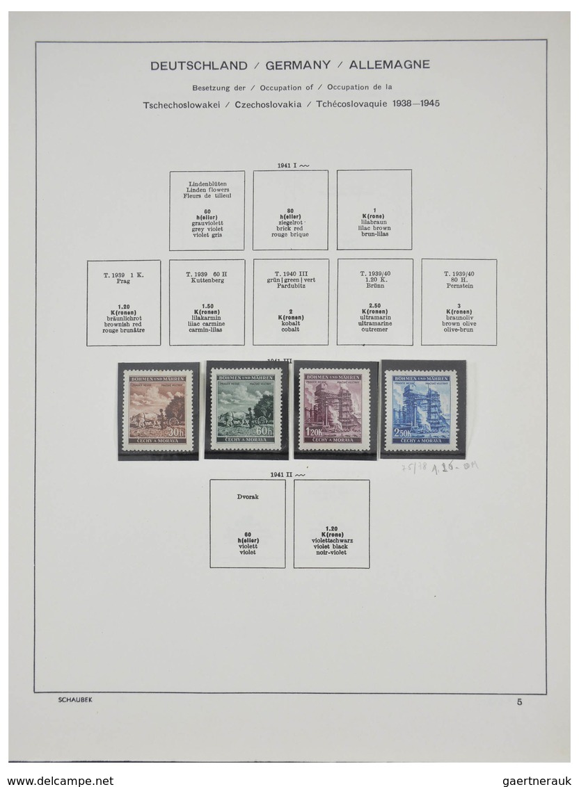 Altdeutschland und Deutsches Reich: 1920-1945: Nicely filled, MNH, mint hinged and used collection G