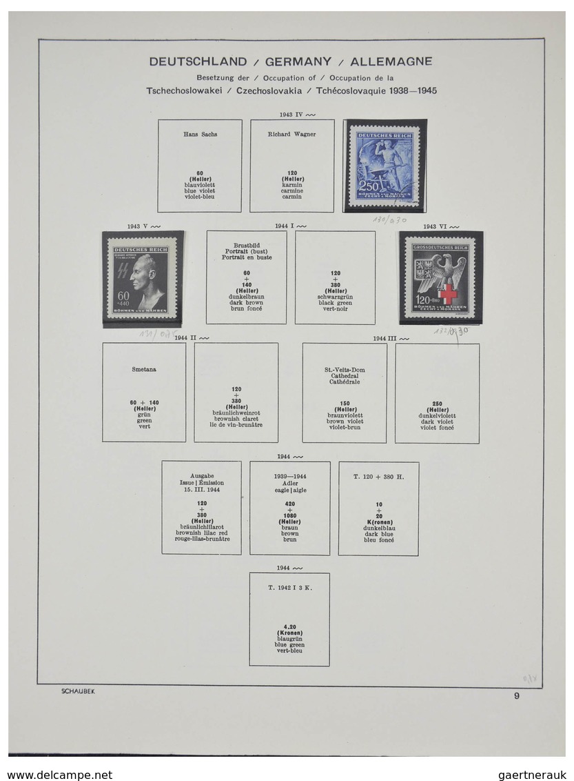 Altdeutschland und Deutsches Reich: 1920-1945: Nicely filled, MNH, mint hinged and used collection G