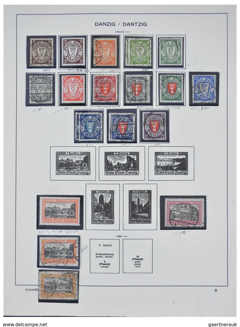 Altdeutschland und Deutsches Reich: 1920-1945: Nicely filled, MNH, mint hinged and used collection G