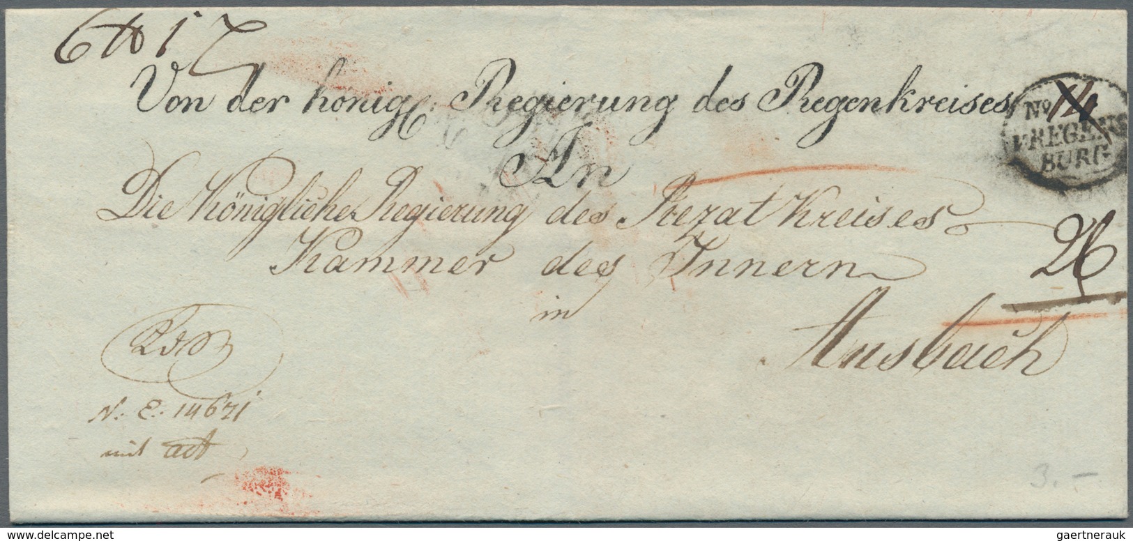 Bayern - Vorphilatelie: Ab 1648, dreibändige Sammlung mit mehreren hundert gut erhaltenen Briefen, d
