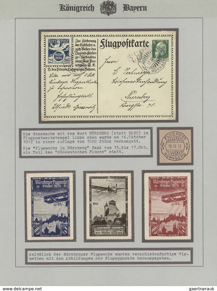Bayern - Marken Und Briefe: 1850-1920, Sammlung Ab Quadratausgaben Mit Einigen Besseren Exemplaren, - Other & Unclassified