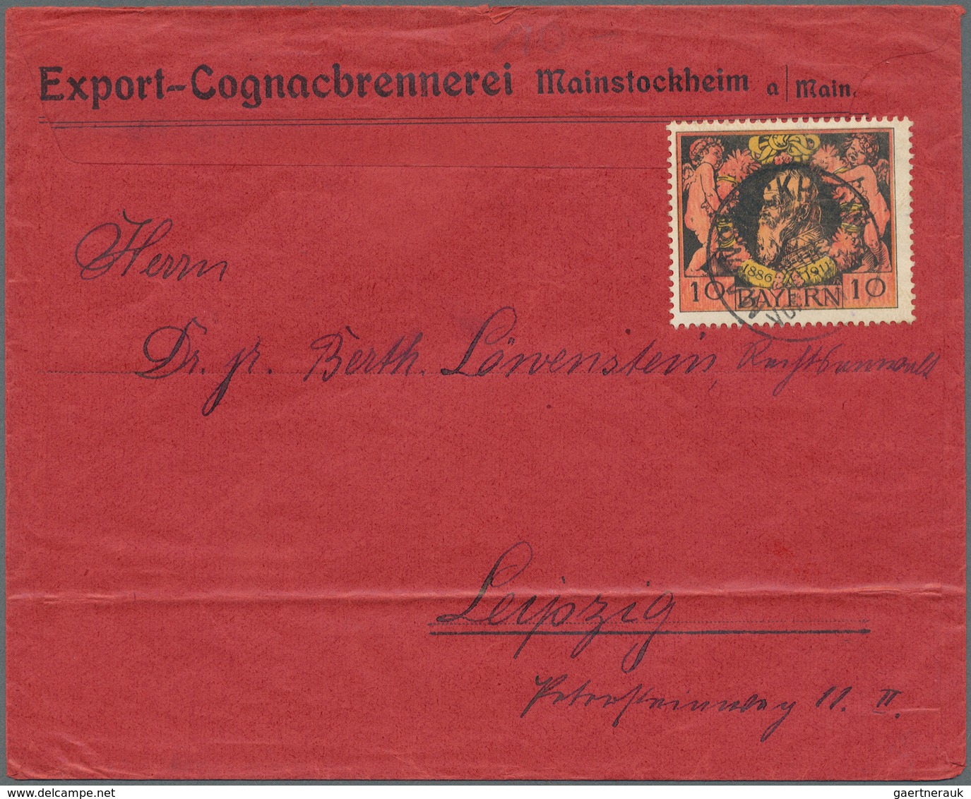 Bayern - Marken und Briefe: 1911/1920, Luitpold, Ludwig und sonstige Ausgaben, überwiegend Einzel-,