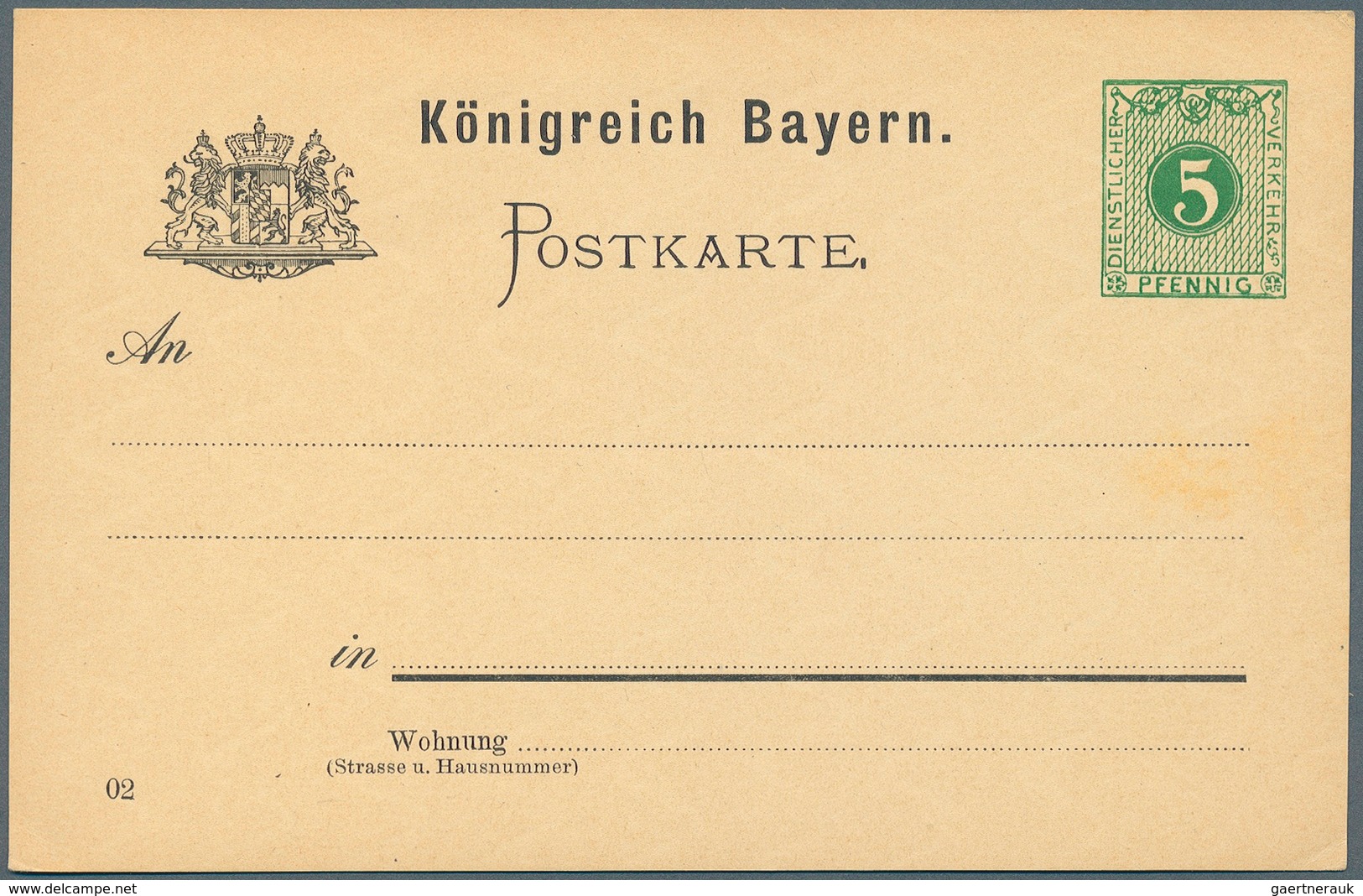 Bayern - Ganzsachen: 1874/1919. Sammlung Von 70 Besseren, Ungebrauchten POSTKARTEN (inkl. 1 Umschlag - Other & Unclassified