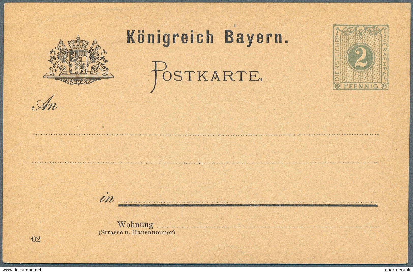 Bayern - Ganzsachen: 1874/1919. Sammlung Von 70 Besseren, Ungebrauchten POSTKARTEN (inkl. 1 Umschlag - Other & Unclassified