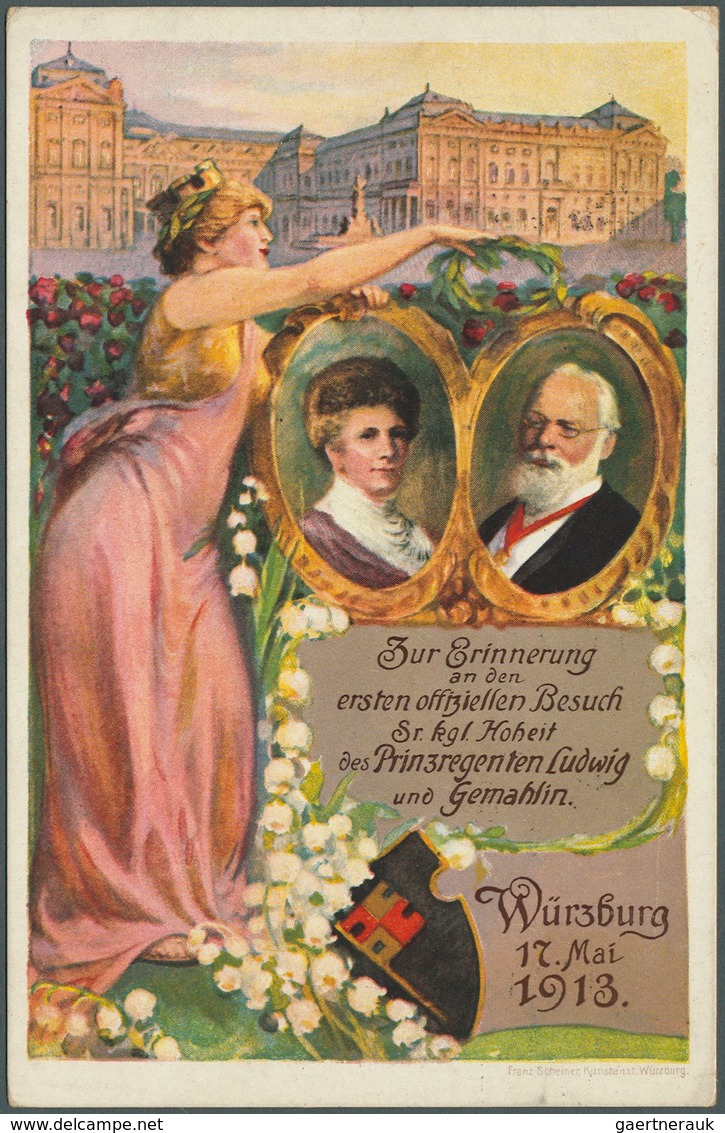 Bayern - Ganzsachen: 1900/1914, Posten von 525 Privat-Postkarten aus PP 15 C 56 bis PP 48 F, ungebra