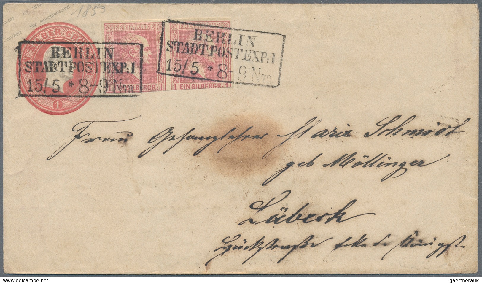Preußen - Marken Und Briefe: 1750/1867 (ca.), Schöner Posten Von Ca. 130 Belegen, Dabei Gute Farb-, - Sonstige & Ohne Zuordnung
