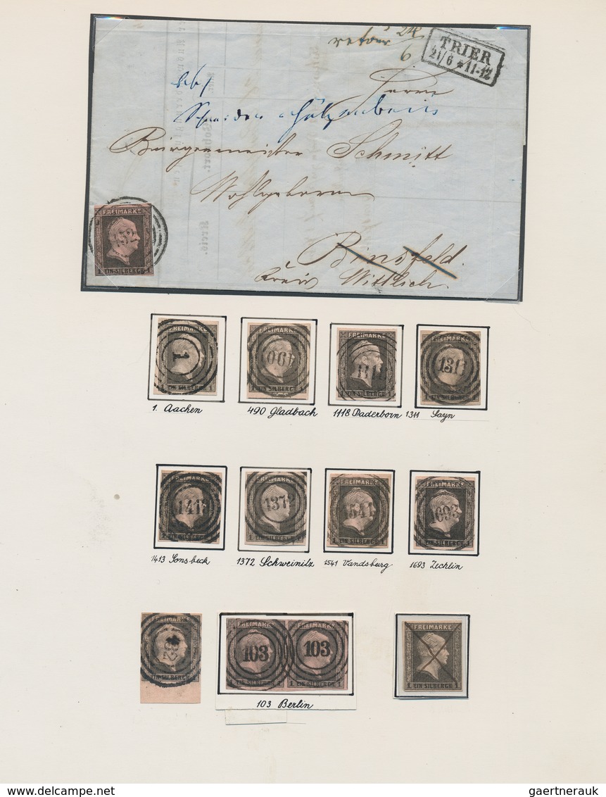 Preußen - Marken Und Briefe: 1850/1867, Schöne Sammlung Aller Ausgaben (außer Innendienst 1866) Nach - Other & Unclassified
