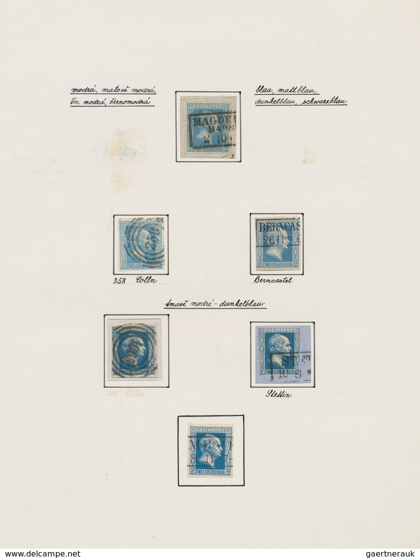 Preußen - Marken Und Briefe: 1850/1867, Schöne Sammlung Aller Ausgaben (außer Innendienst 1866) Nach - Other & Unclassified