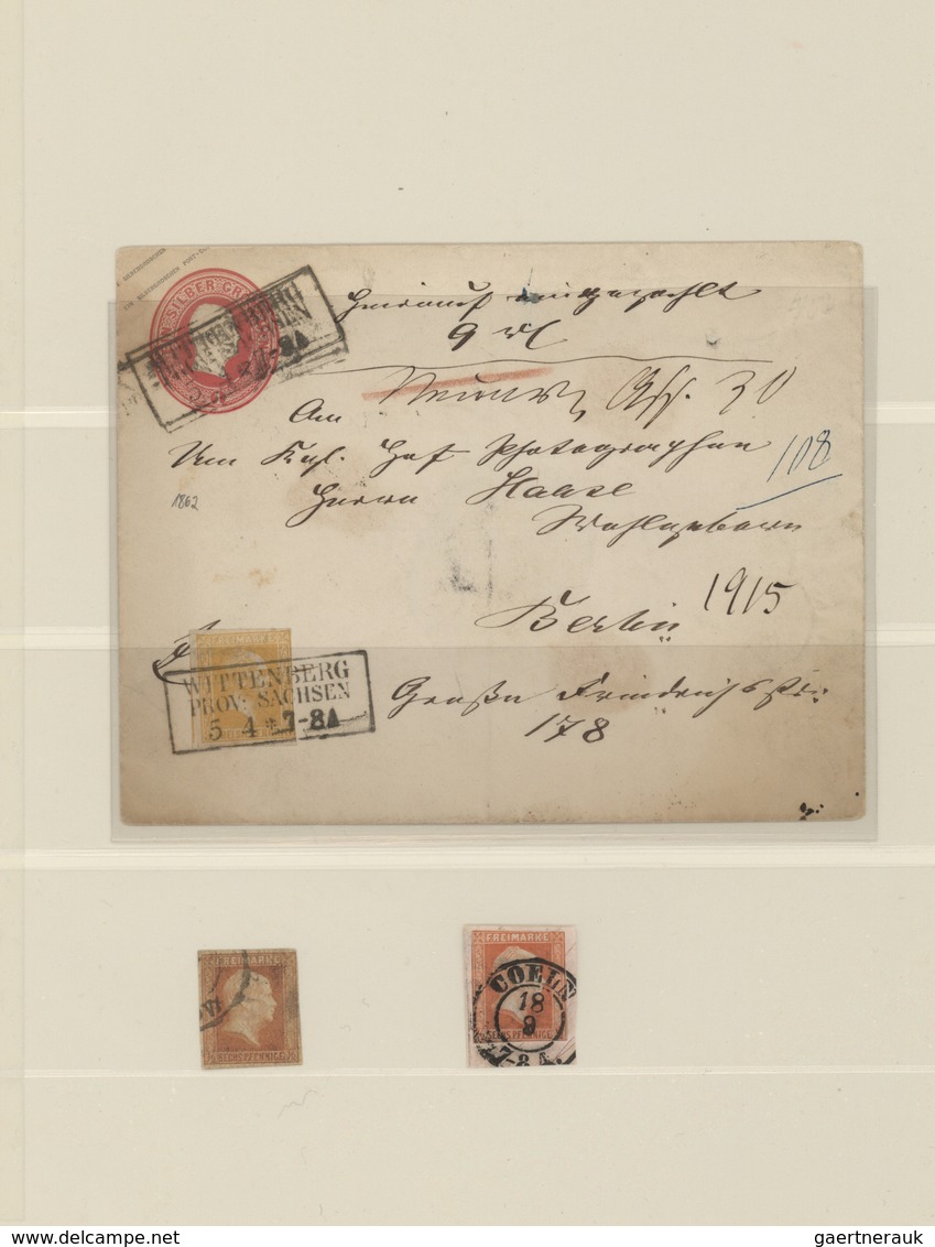 Preußen - Marken Und Briefe: 1858/1861 (ca.), Spezialisiert Zusammengetragene Sammlung Der MiNr. 12/ - Other & Unclassified