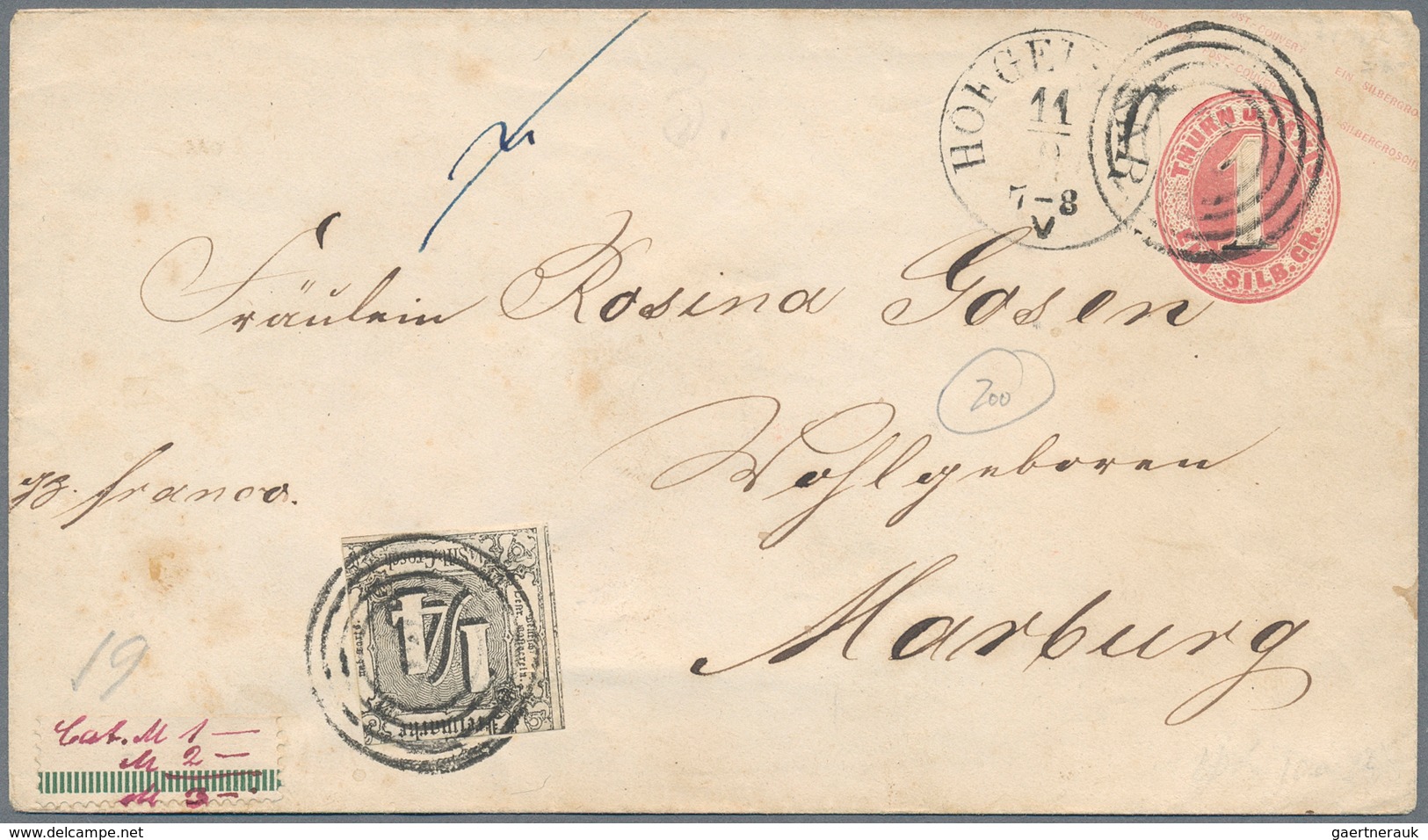 Thurn & Taxis - Marken Und Briefe: 1853/1866 (ca.), Abwechslungsreicher Posten Von Rund 140 Frankier - Other & Unclassified