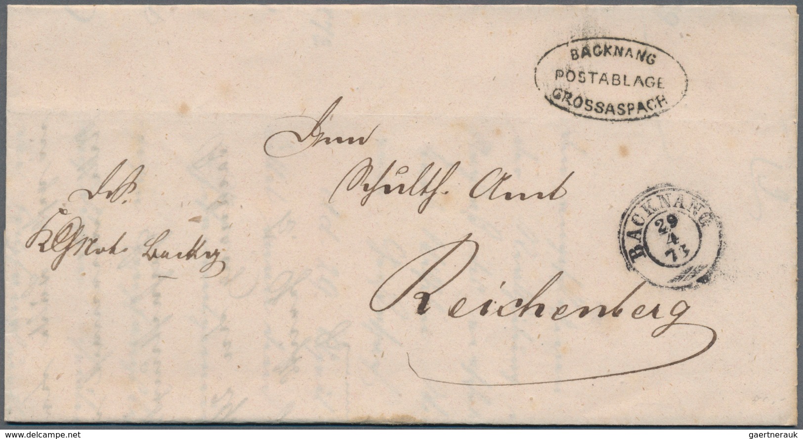 Württemberg - Marken Und Briefe: 1850/1920, Großer Briefkarton Mit Ca. 800-1000 Briefen Und Karten V - Other & Unclassified