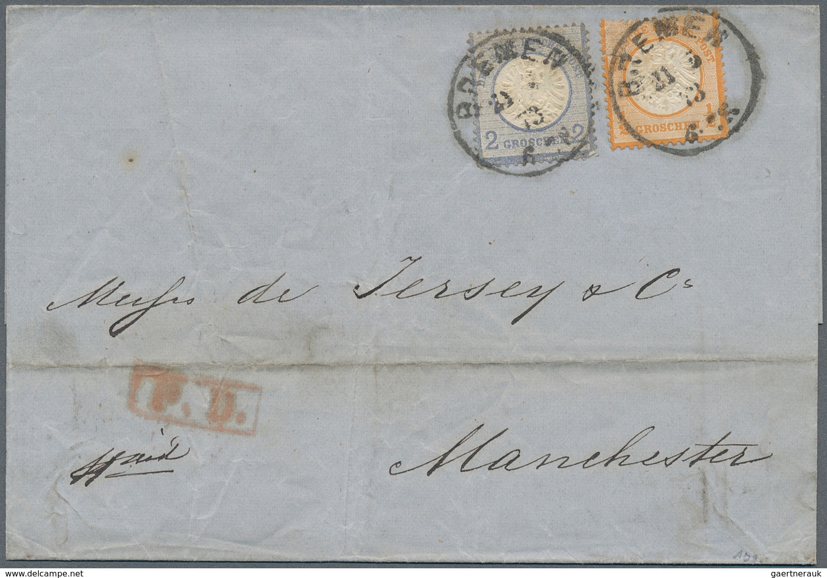 Deutsches Reich: 1872/1920 (ca.), Posten von ca. 90 Belegen ab den Brustschilden bis Germania, dabei