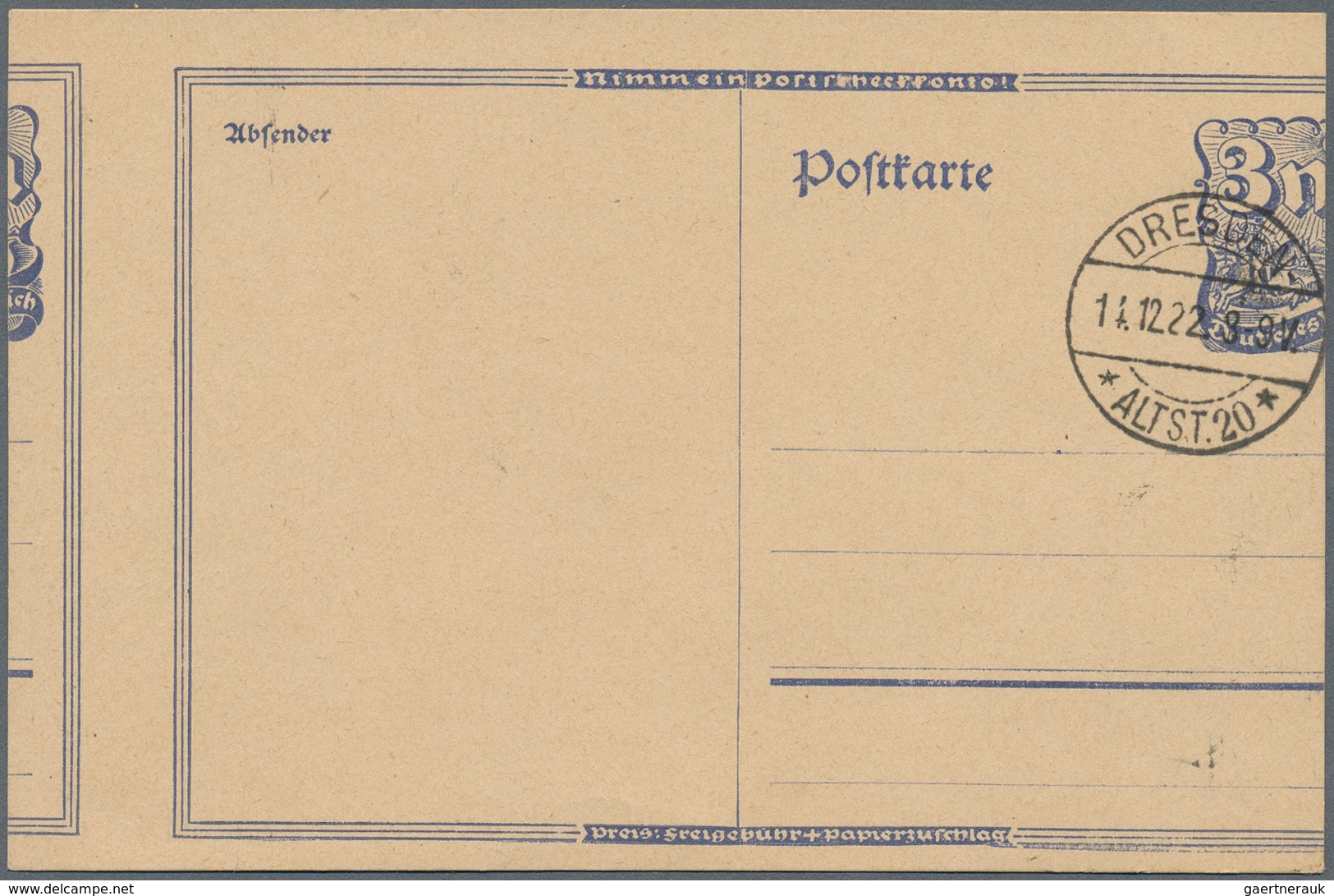 Deutsches Reich: 1872/1930, Posten Mit 125 Briefen, Karten, Ganzsachen, Privatganzsachen In Teils Et - Colecciones