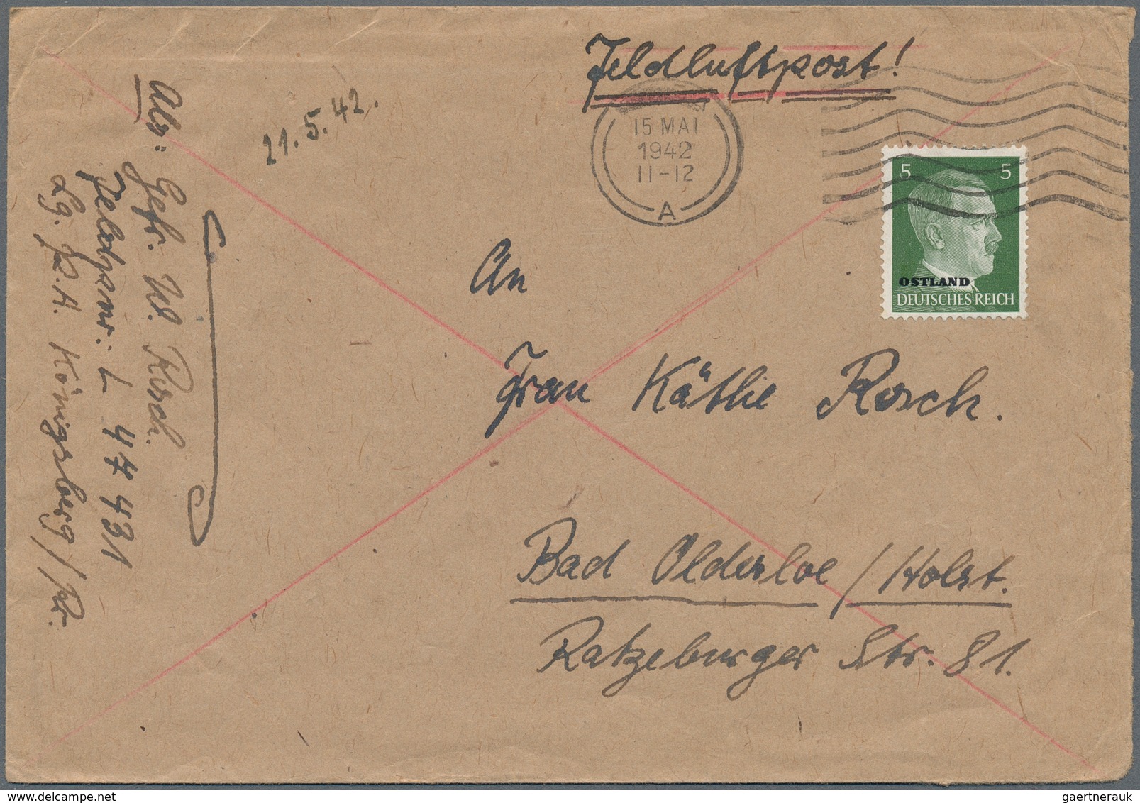 Deutsches Reich: 1872/1942, Lot Von 49 Briefen/Karten/Ganzsachen, Dabei Seepost, Zeppelin- Und Flugp - Sammlungen