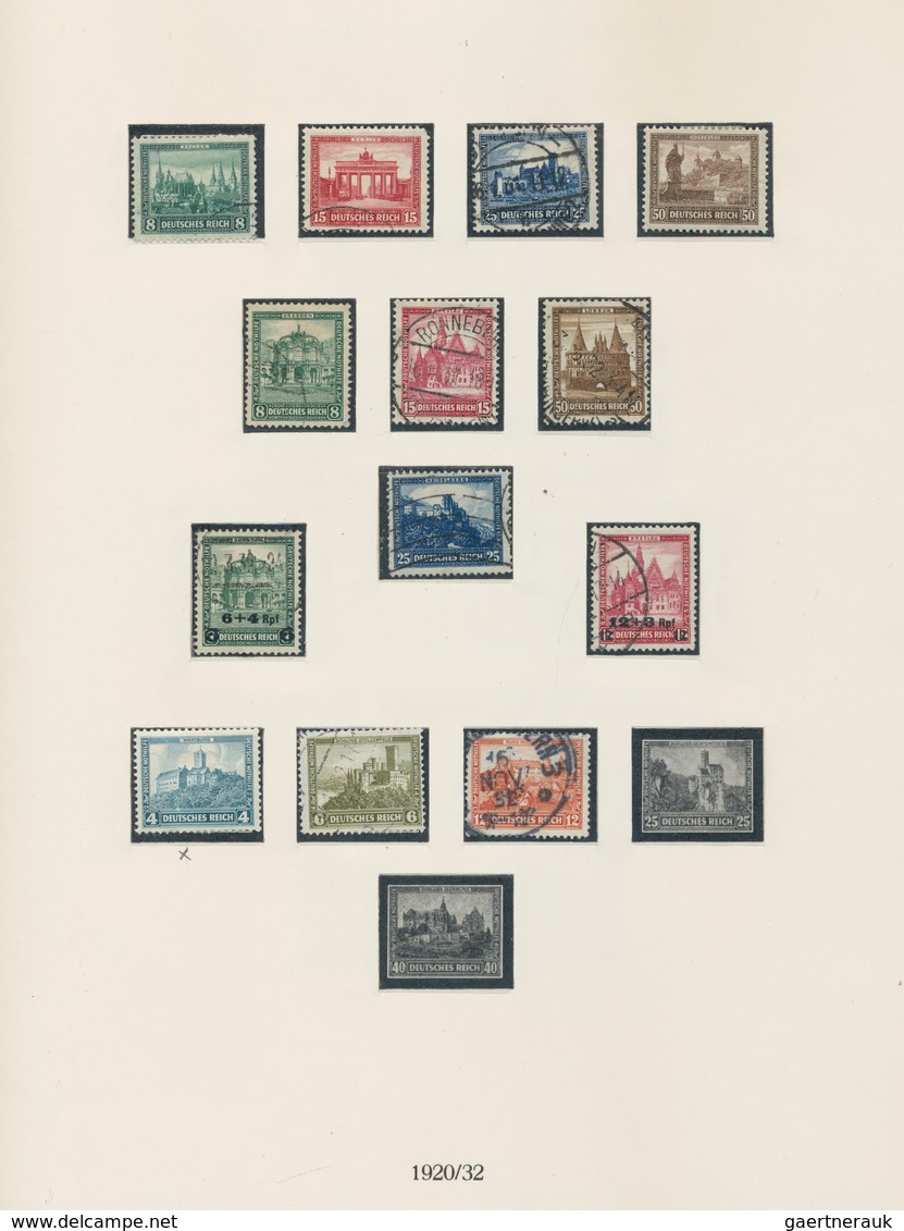 Deutsches Reich: 1872/1945, Sammlung Mit Dubletten Beginnend Mit Dem Brustschildteil Mit Einigen Bes - Collections