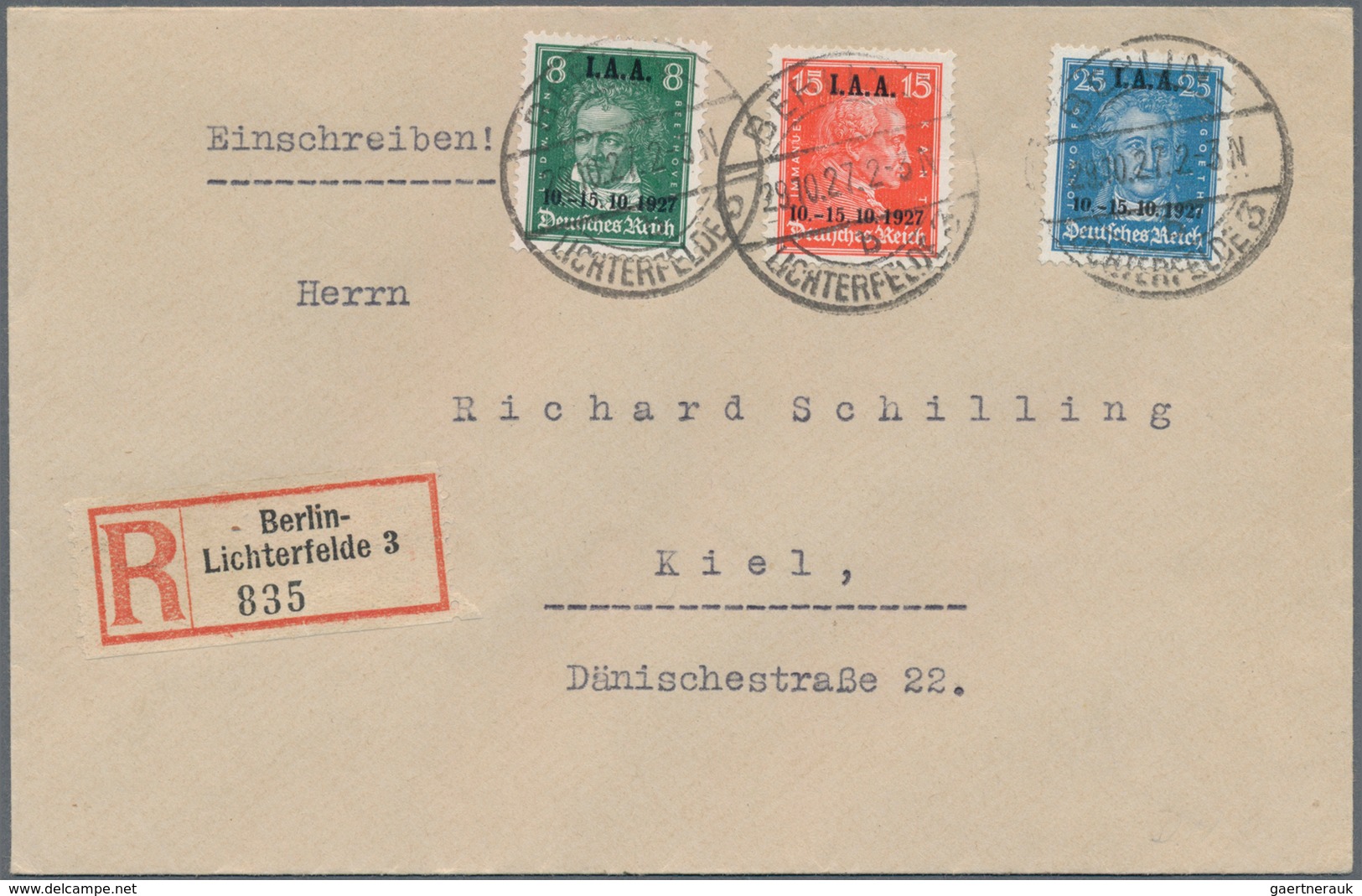 Deutsches Reich: 1872-1945, Gemischt Angelegte Sammlung Ab Brustschilder Mit Hauptwert Nach 1923, Hi - Sammlungen