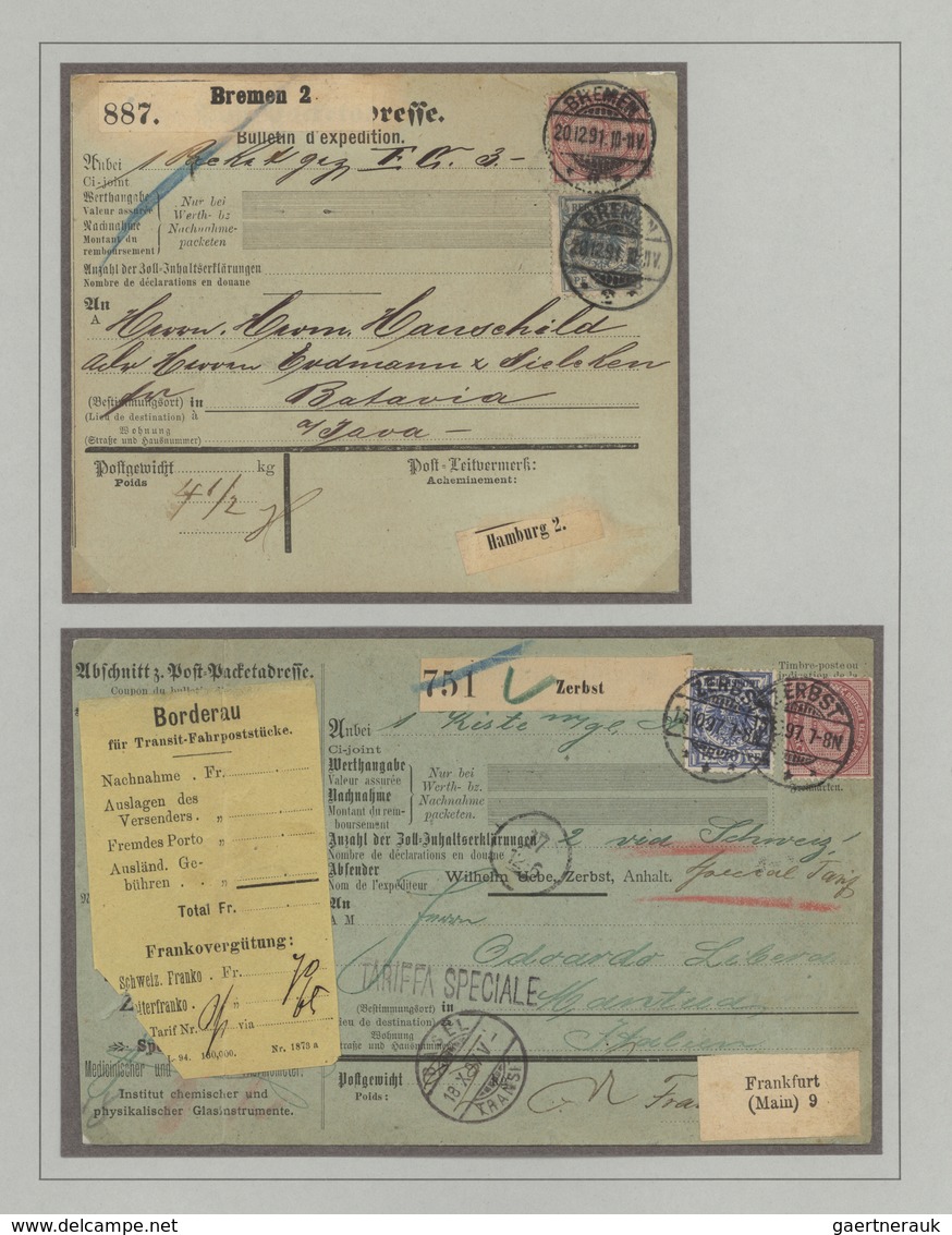 Deutsches Reich: 1872-1945, Umfangreiche Sammlung Ganzsachen, Briefe Und Belege, Dazu Netter Teil Ne - Collections