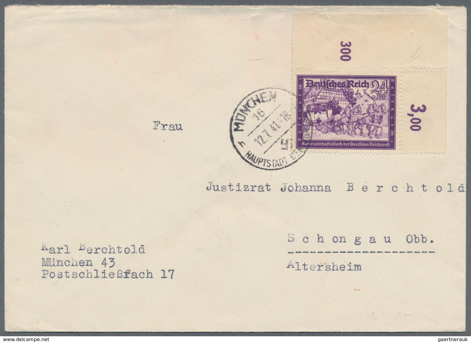 Deutsches Reich: 1874/1945, Vielseitige Partie Von Ca. 270 Briefen Und Karten Brustschilde Bis III.R - Sammlungen